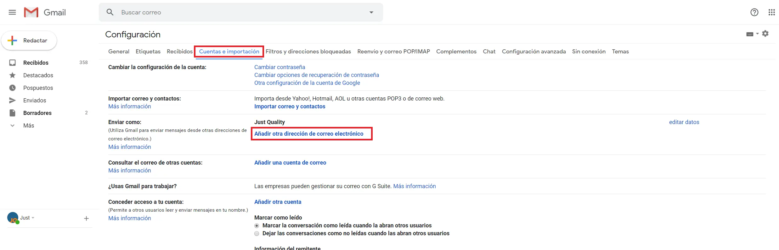 Just Quality diseño páginas web Granada posicionamiento SEO orgánico tiendas online app móviles software a medida aplicaciones de gestión